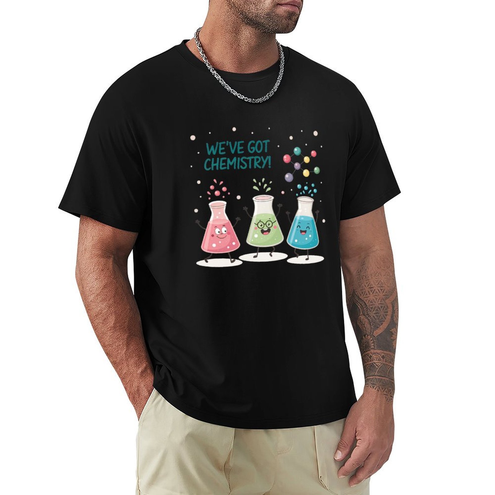 Science Buddy - Kaos Science Beaker Buddies Ukuran Besar