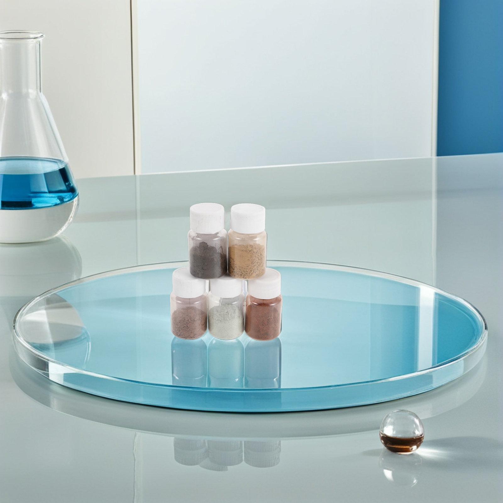 Science Experiment - 20 Botol Sampel Tanah Laboratorium Lima