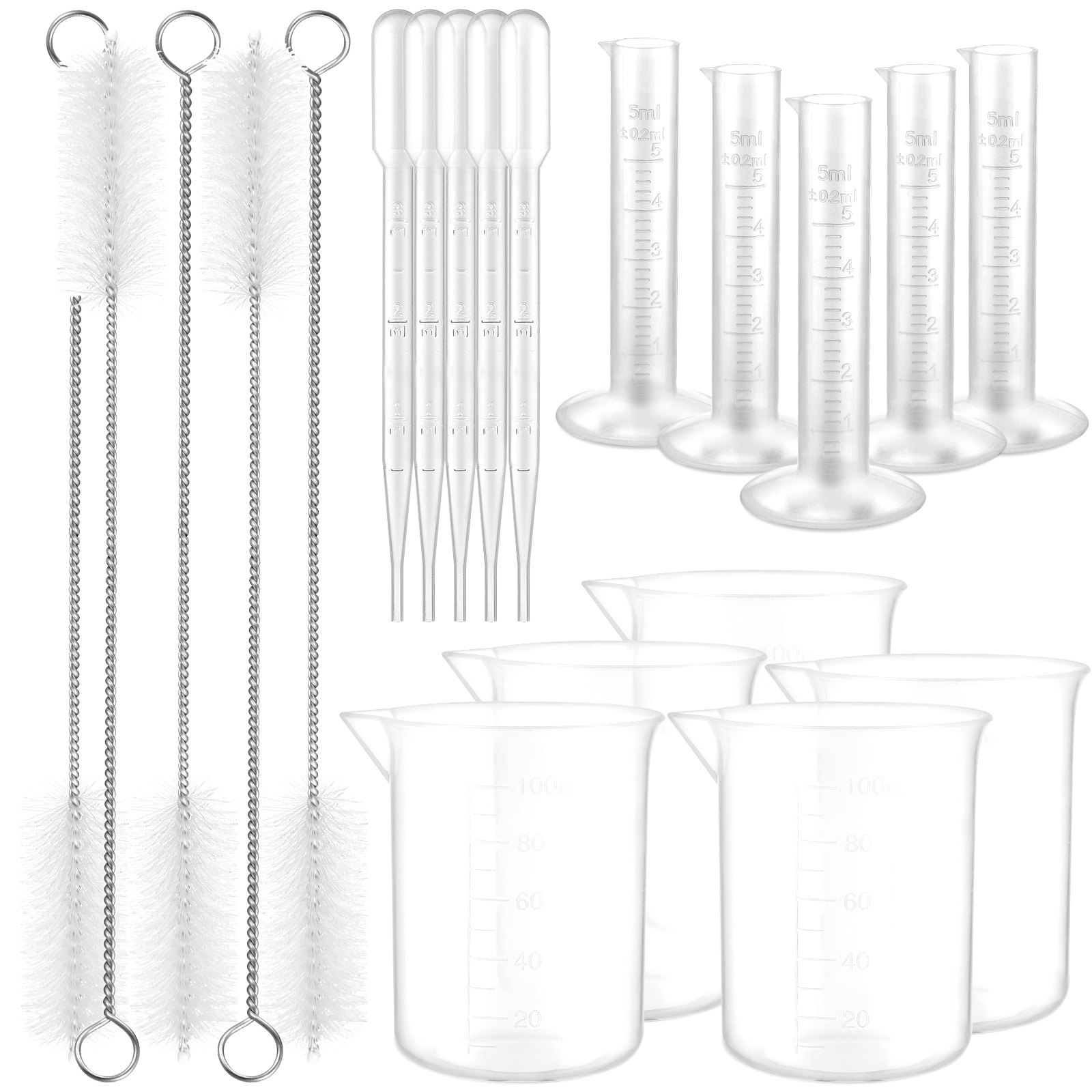 1 set 1 Set Silinder Plastik B - Science Experiment ulasan dan harga