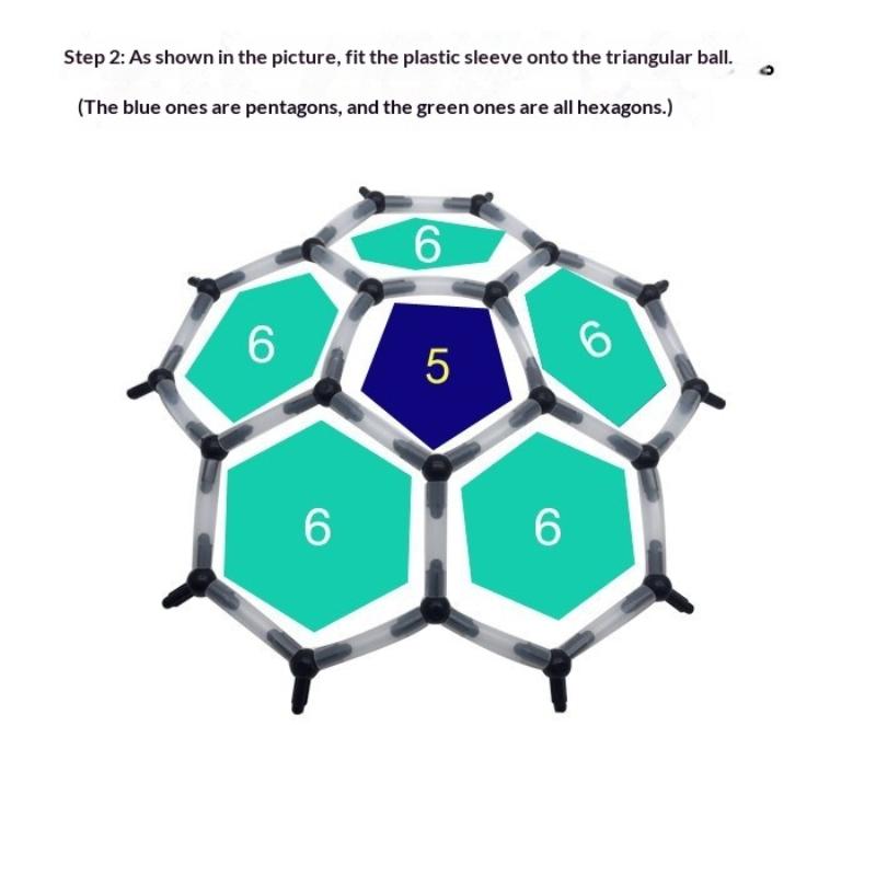 STEM DIY Tensegrity C60 Fuller - Science Toys Diy ulasan dan harga