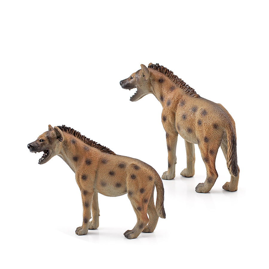 Hyena satwa liar plastik reali - Science Toys Diy ulasan dan harga