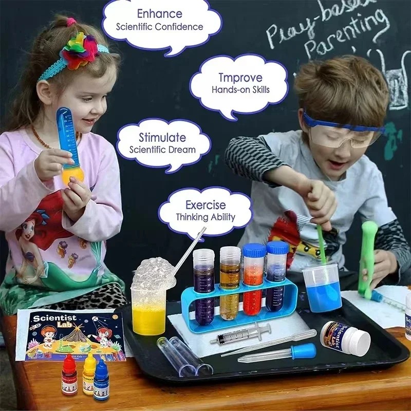 Set Mainan Montessori, Laborat - Chemistry Set Beginner ulasan dan harga