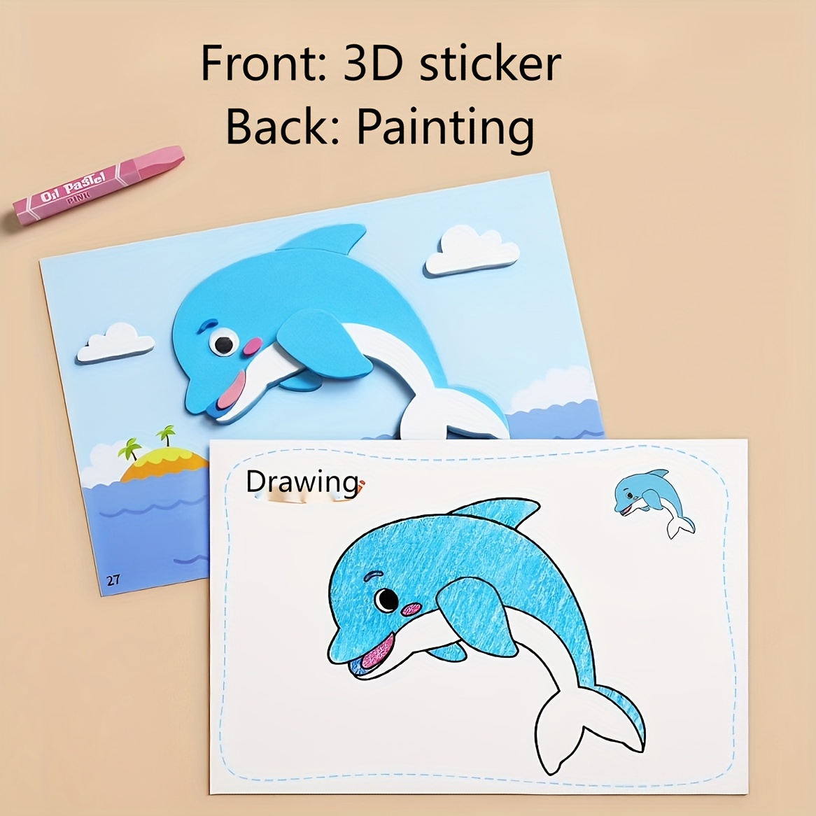 Stiker 3D untuk Anak-anak, Sek - Science Toys Diy ulasan dan harga